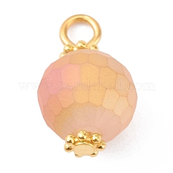 Pendenti di perle di vetro placcato&nbsp;PALLOY-JF00657
