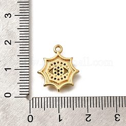 Colgante micropavé cubic zirconia de latón&nbsp;KK-U055-21G