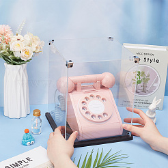 Vitrine für Minifiguren aus transparentem Acryl&nbsp;ODIS-WH0043-92B