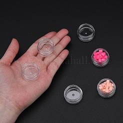 3 g Plastik leere tragbare Gesichtscreme Glas&nbsp;LS-X-MRMJ-WH0020-01B