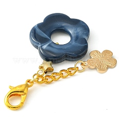 Decorazioni con pendenti di fiori in acrilico&nbsp;HJEW-JM01314-07