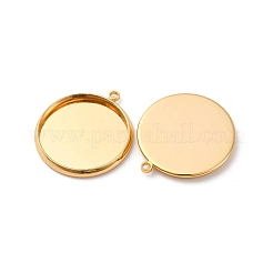 Pendente basi di cabochon in ottone&nbsp;KK-F898-20E-G