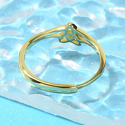 Messing verstellbare ringe für damen&nbsp;RJEW-R005-05G