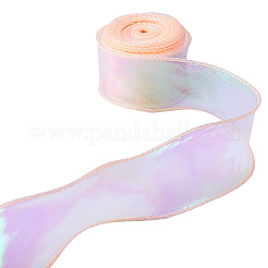 5 Rolle flaches Organzaband in Regenbogenfarben&nbsp;OCOR-CY0003-29B