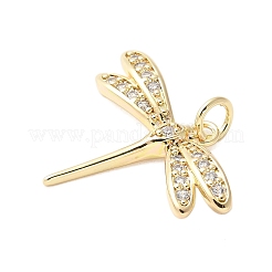 Ottone micro spianare pendenti zirconi&nbsp;X-KK-D357-07C-G