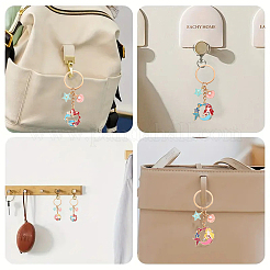 Porte-clés en laiton et alliage émaillé&nbsp;KEYC-YW00160-01