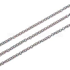 Placcatura ionica (ip) catene rolo in acciaio inossidabile 304&nbsp;CHS-H013-07M-D