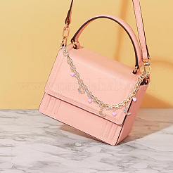 4 pz 4 stili lega smalto cuore e strass luna ciondolo decorativo borsa catene&nbsp;HJEW-HS00137