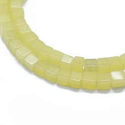 Fili di perle giada limone naturale&nbsp;G-F631-C19