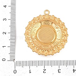 304 Edelstahl mit synthetischen türkisfarbenen Anhängern&nbsp;STAS-H253-01D-G