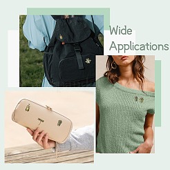 10 stücke 5 arten insekten legierung anstecknadeln für rucksack kleidung&nbsp;JEWB-CJ0003-40