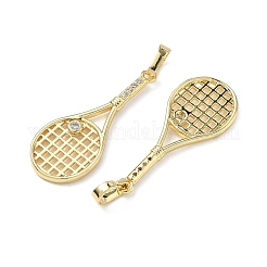 Messing micro pave klare zirkonia anhänger&nbsp;KK-I476-24G