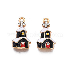 Crémaillère placage pendentifs en émail d'alliage&nbsp;ENAM-N055-147A
