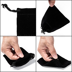 Pochettes rectangle en velours&nbsp;X1-TP-R002-10x12-01