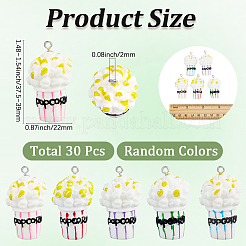 30 ciondolo in resina popcorn&nbsp;RESI-SC0006-80