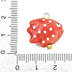 Porcelaine artisanale avec pendentifs en laiton&nbsp;PR-CBA6379-01G-02