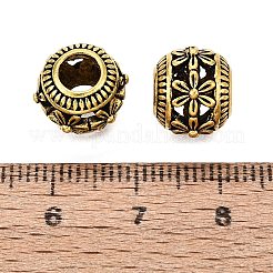 Tibetische Stil Legierung Großlochperlen&nbsp;FIND-Q121-19AG