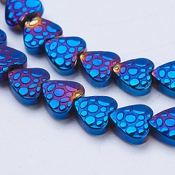 Chapelets de perles en hématite synthétique sans magnétiques&nbsp;G-J380-6mm-A08