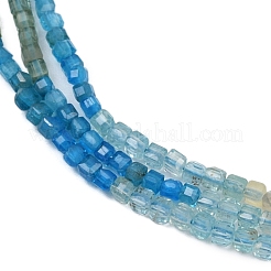 Natürliche blau grün gelb Apatit Perlen Stränge&nbsp;G-NH0050-B01-01