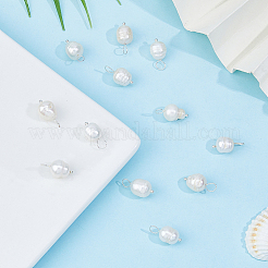 12 Stück natürliche Süßwasser-Zuchtperlen-Anhänger&nbsp;FIND-FI0001-18A