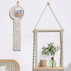 8 Set Säulen-Wandhaken aus Holz&nbsp;AJEW-GL0003-35B