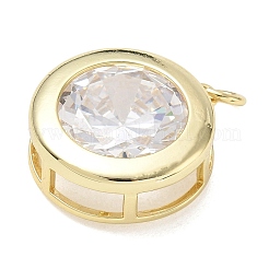 Ciondoli in ottone con pavé di zirconi chiari&nbsp;KK-CBA56EF-36B-G