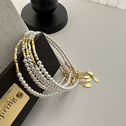 S925 Silber einzigartiges Design Perlenarmband schlichter Modeschmuck&nbsp;TB6450-1