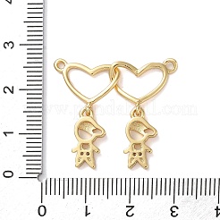Pendenti in ottone con zirconi cubici&nbsp;KK-M287-04G-B