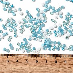 Opake & transparente Innenseite färbt GlasSaatperlen&nbsp;SEED-F004-01B