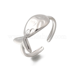 Bagues ouvertes en acier inoxydable 304 pour femmes&nbsp;RJEW-T034-02P