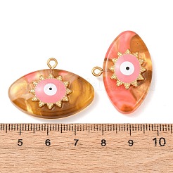 Pendentifs en résine en acier inoxydable 304&nbsp;STAS-F352-07D-05