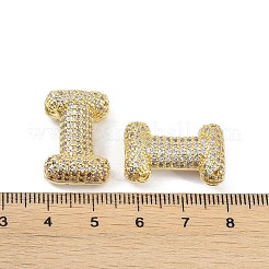 Pendenti in zirconi cubici trasparenti in micro pavè di ottone&nbsp;KK-Z041-01G-I