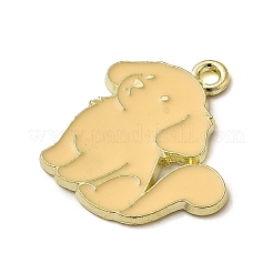 Plateados de oro colgantes de esmalte de aleación&nbsp;ENAM-L049-01G-03