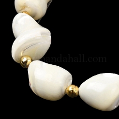 Chapelets de perles de coquille de trochid / trochus coquille&nbsp;X-BSHE-A002-07