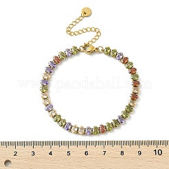 Ovale Gliederkettenarmbänder aus 304 Edelstahl für Damen&nbsp;BJEW-P348-01F-G