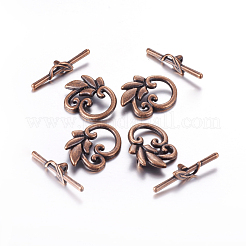 Foglia di stile tibetano catenacci a leva&nbsp;RLF0676Y-NF