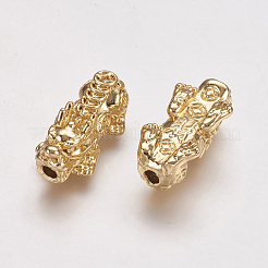 Feng Shui echte 24 Karat vergoldete Legierungsperlen&nbsp;X-PALLOY-L205-06D