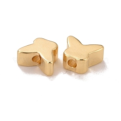 Perline di ottone ecocompatibili con placcatura a cremagliera&nbsp;KK-D075-32G-RS