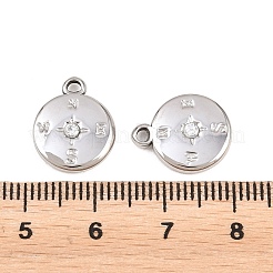 Pendentifs en strass en acier inoxydable 304&nbsp;STAS-L022-588P
