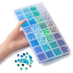 960 Stück 32 transparente und undurchsichtige Kunststoffperlen&nbsp;KY-YW0001-43