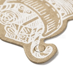 Étiquettes-cadeaux en papier kraft sur le thème de Noël&nbsp;CDIS-L008-A10