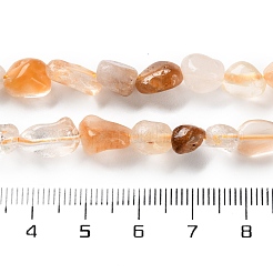 Natürliche gelbe Quarzperlen Stränge&nbsp;G-P497-01C-45