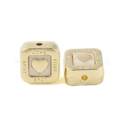 Lega di placcatura a cremagliera con perline acriliche&nbsp;FIND-B037-01G-05