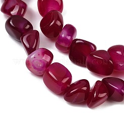 Chapelets de perles d'agate naturelle&nbsp;X-G-H295-B01-11