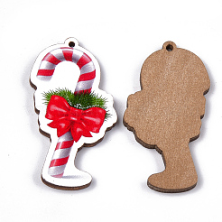 Gros pendentifs en tilleul imprimé&nbsp;X-WOOD-S045-051