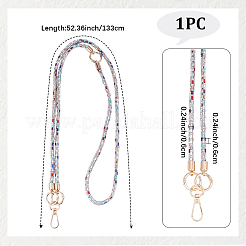 1 jeu de lanières porte-noms en strass&nbsp;AJEW-BM0001-43B