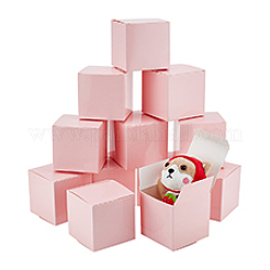Quadratische Geschenkboxen zur Aufbewahrung von Halsketten und Ohrringen aus Kraftpapier&nbsp;CON-WH0095-90A-01