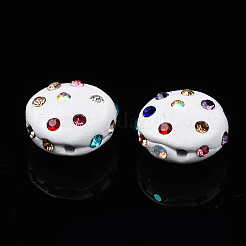 Polymer Ton Strass Perlen&nbsp;RB-S056-27H