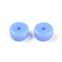 Undurchsichtige einfarbige Glasperlen&nbsp;X1-GLAA-N007-6x3mm-A05