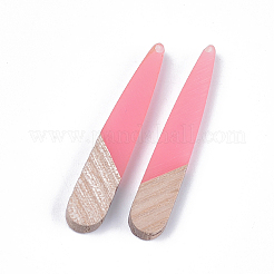 Pendenti in resina e legno&nbsp;X-RESI-S358-40F